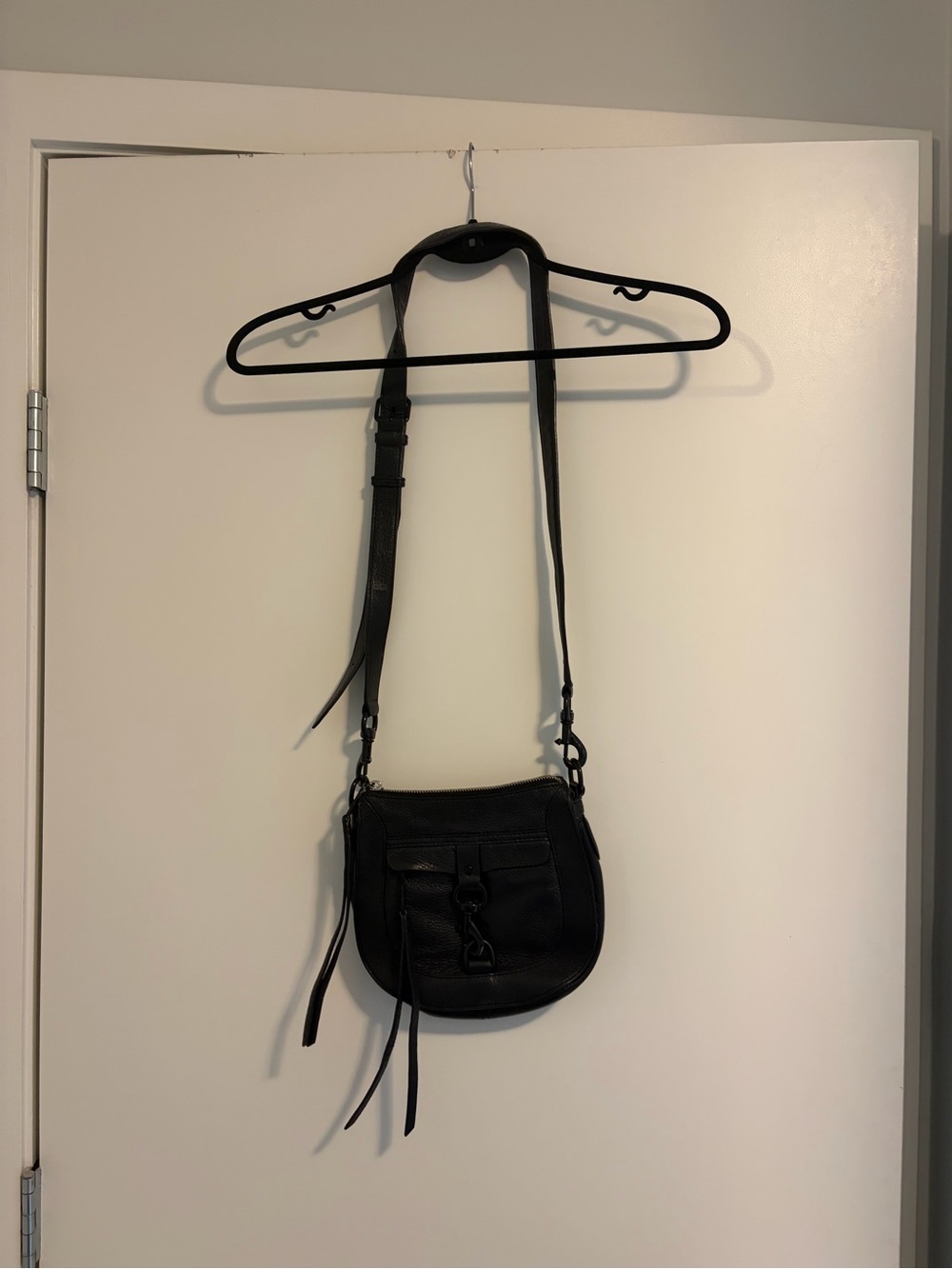 Rebecca Minkoff Dog Clip Saddle Crossbody Bag